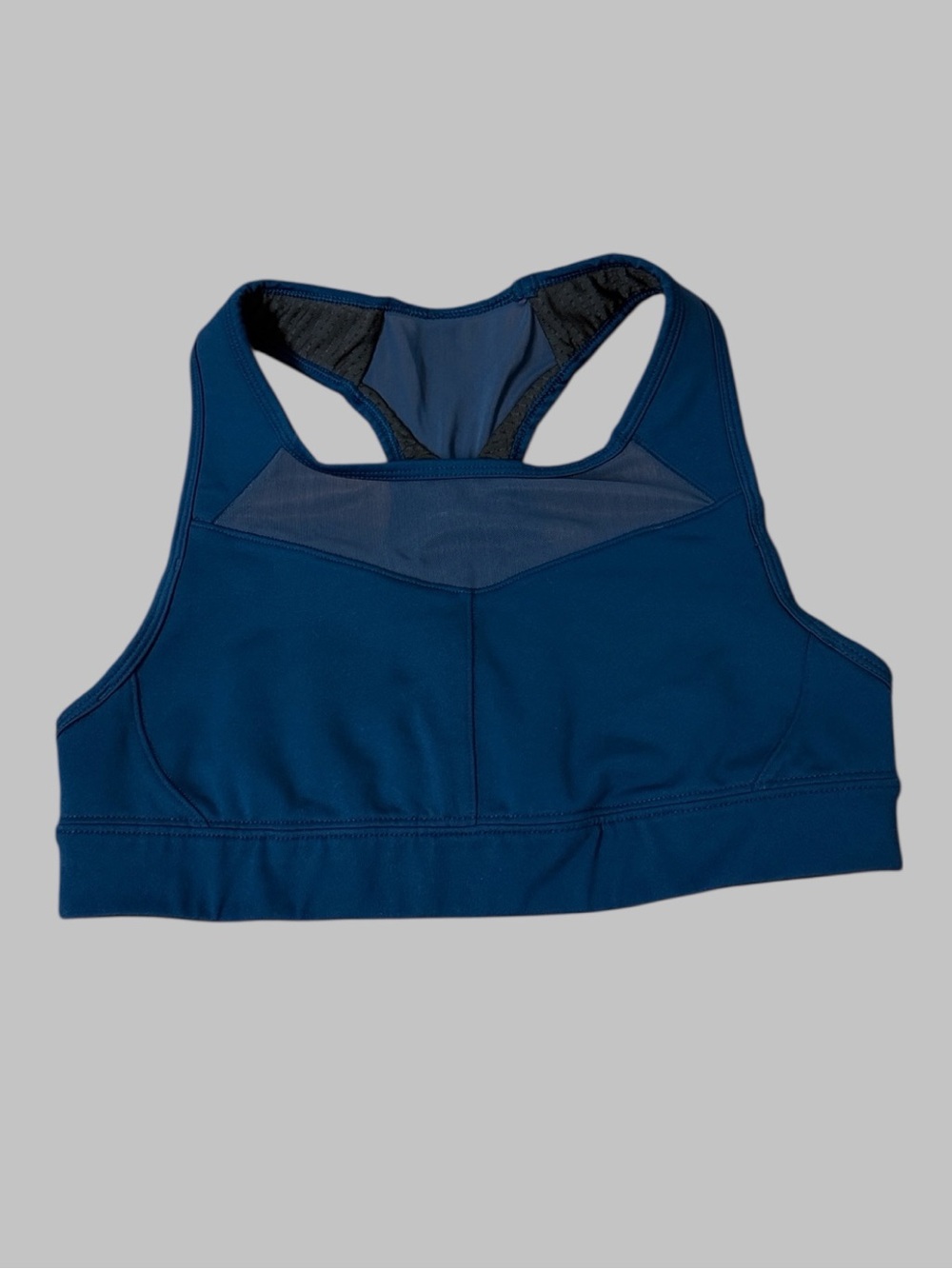 Oiselle Dark Blue Brilliance Racerback Sports Bra